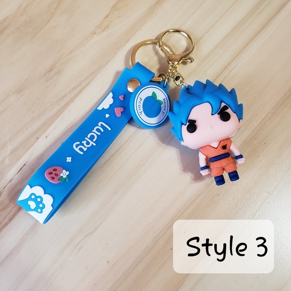 Anime Characters Big Fashion 3D Cartoon Keychains 6 Styles To Choose From - Picture 5 of 7